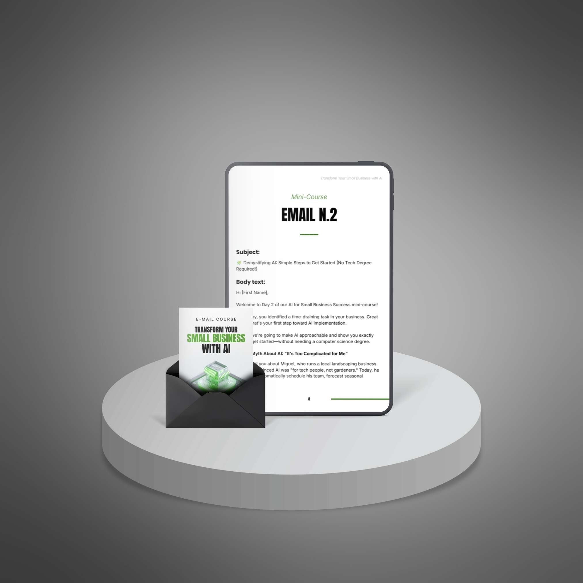 Transform Your Small Business with AI   (Instant Download) Mini Course